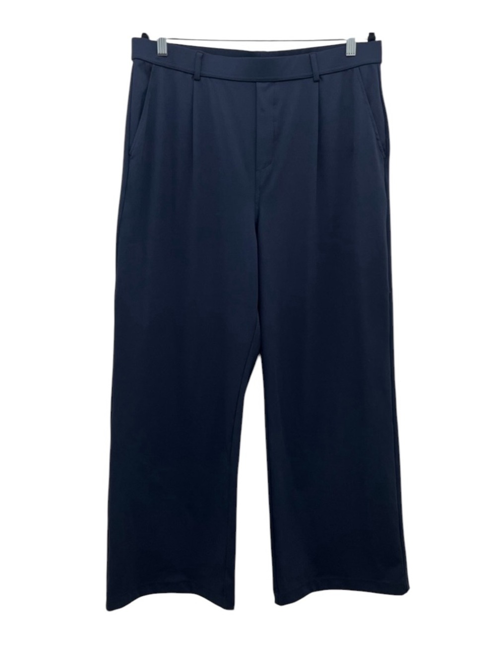 Halara Flexl DayStretch High Waisted Pocket Straight Leg Work Pants Medium Navy - Picture 8 of 10
